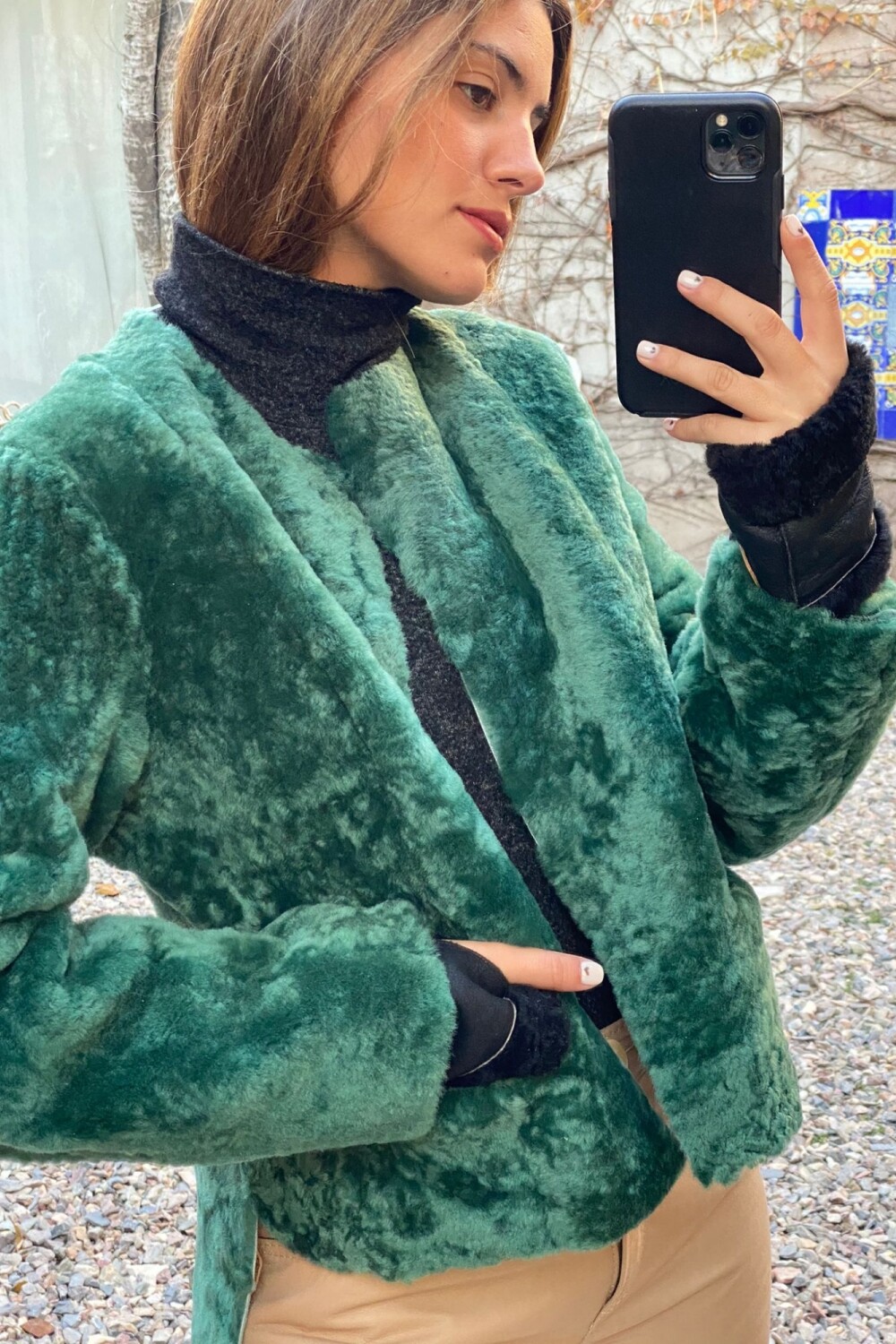 Extra Warm Coat Verde Petróleo