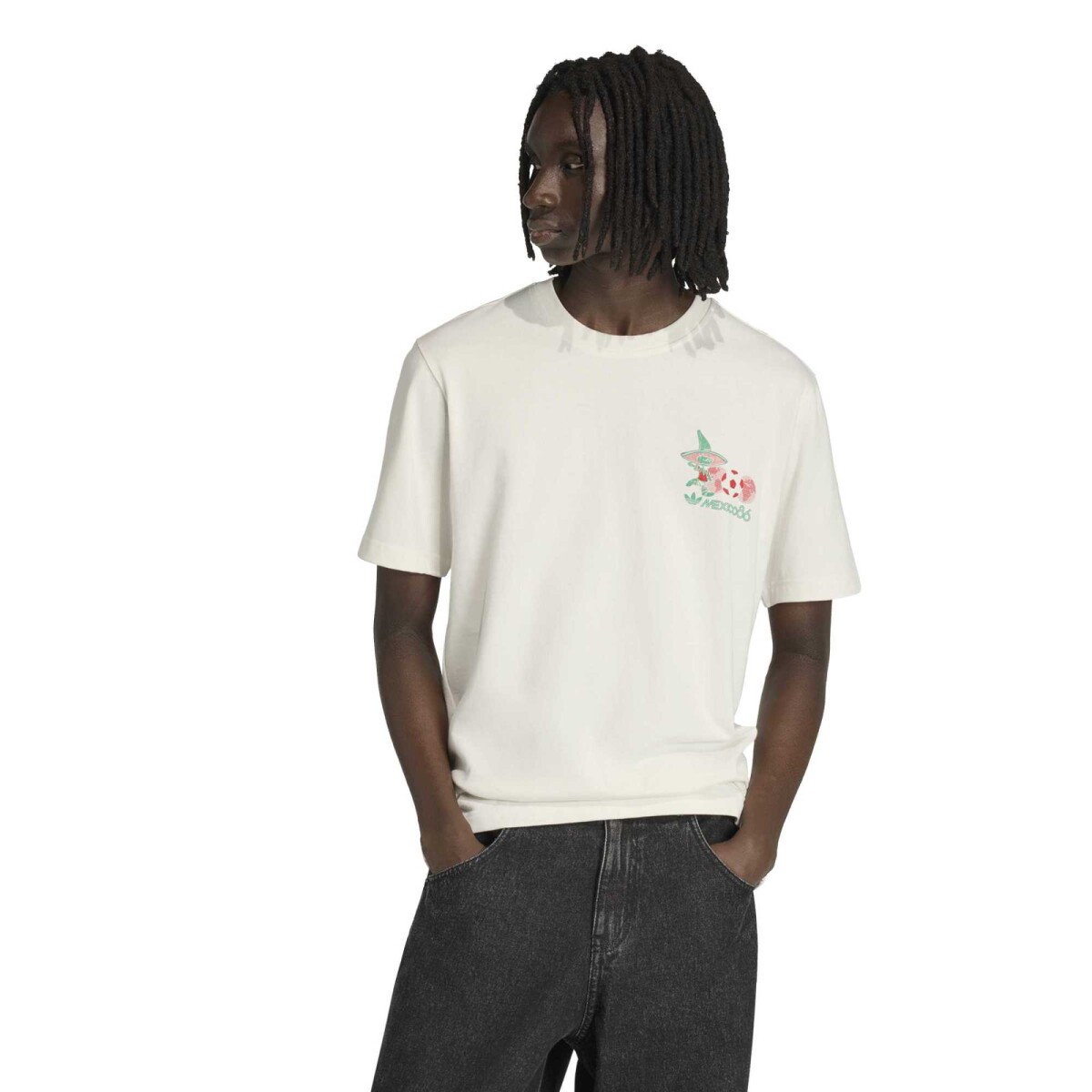 Remera Adidas de Hombre - Copa Mundial de la FIFA - ADKE2037 - CLOUD WHITE 