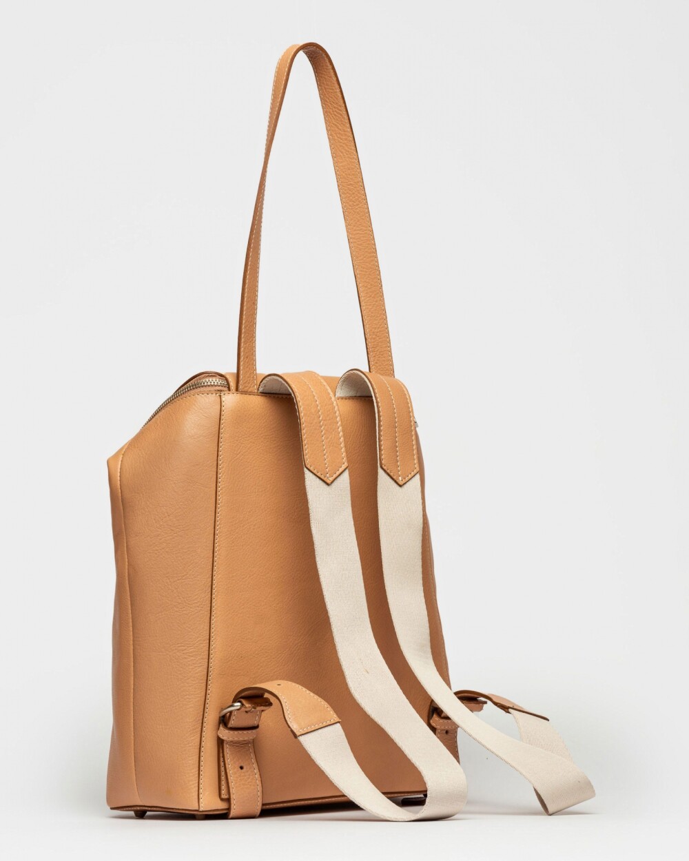 Mochila Mashenka en cuero vegetal liso Vaqueta