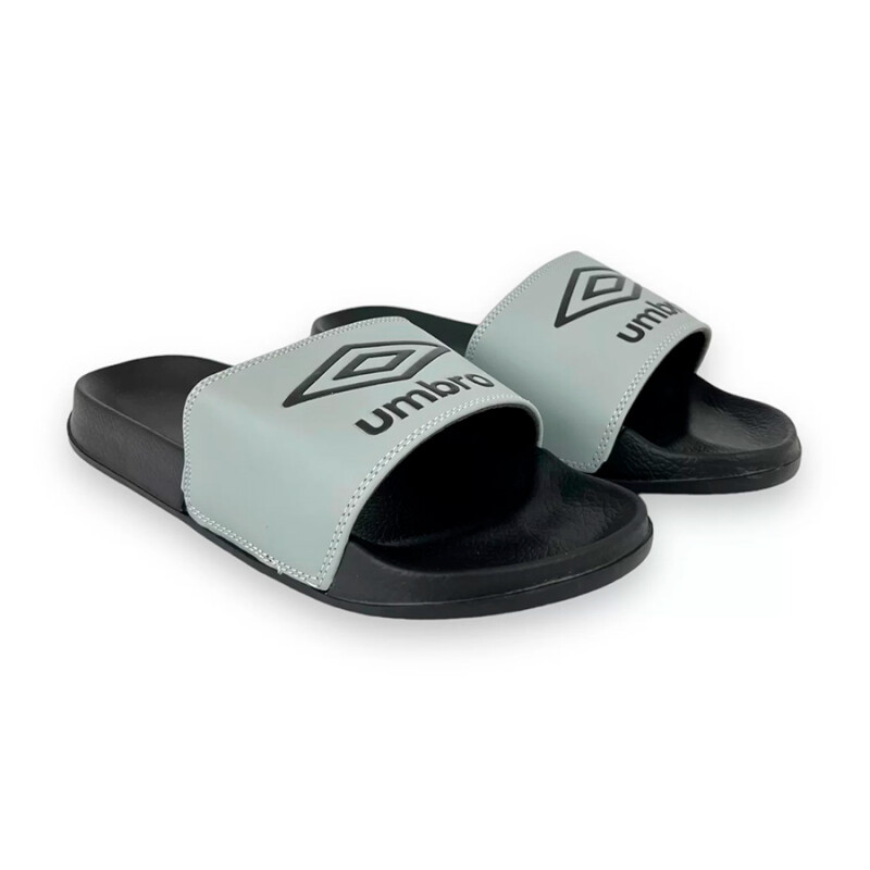 Ojotas Umbro Locker Room AD de Hombre - 20103980 Negro-gris