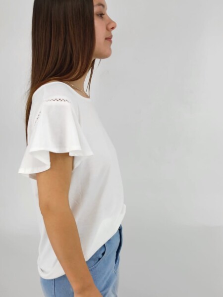 T-SHIRT WANNA 2428 BLANCO