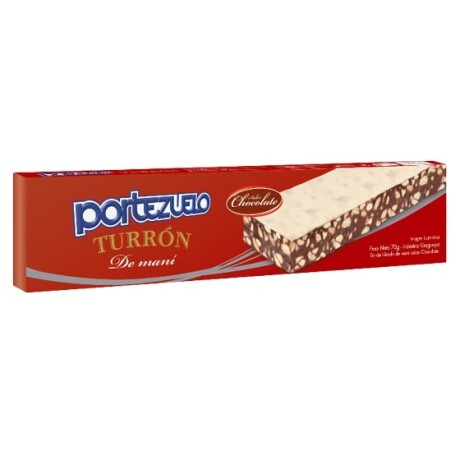 Turron Portezuelo de Maní Sabor Chocolate