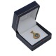 Colgante En Oro 18K Con Topacio Celeste Colgante En Oro 18K Con Topacio Celeste