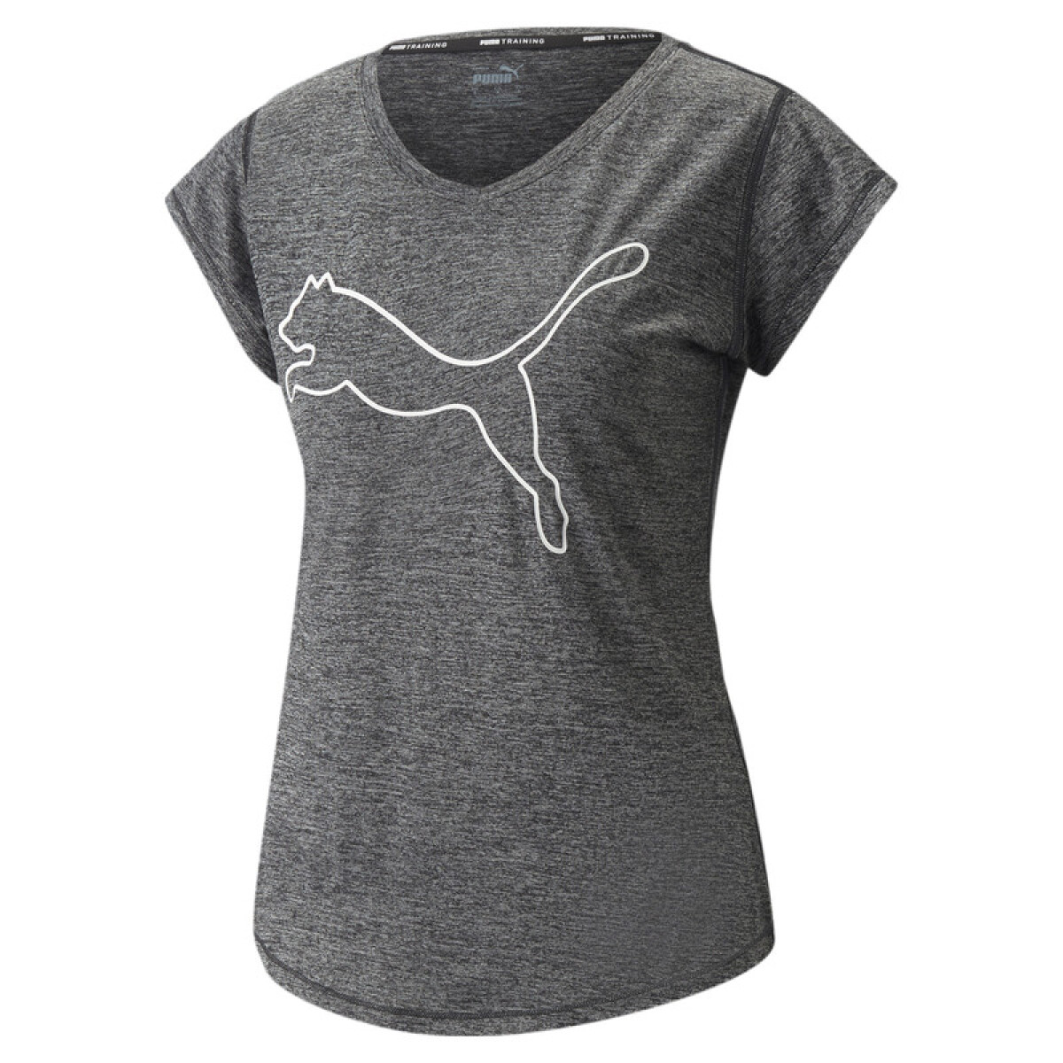 Train Fav.Heather Cat Tee 52241801 - Gris Oscuro 