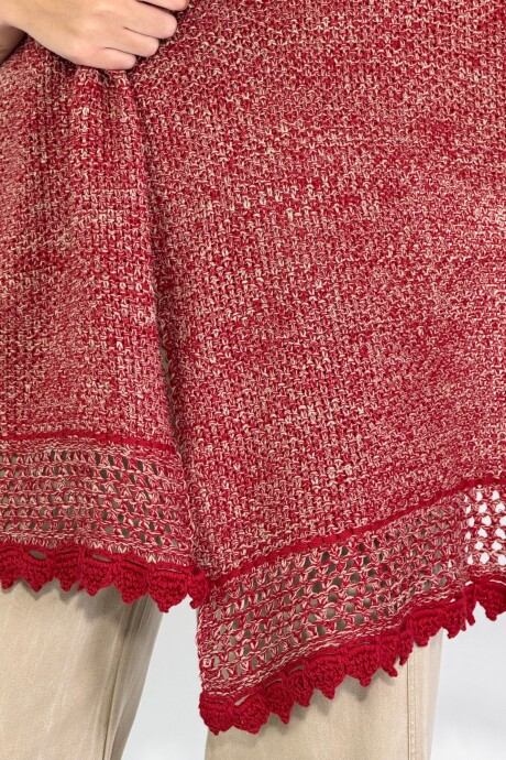 PASHMINA ASTRA Rojo