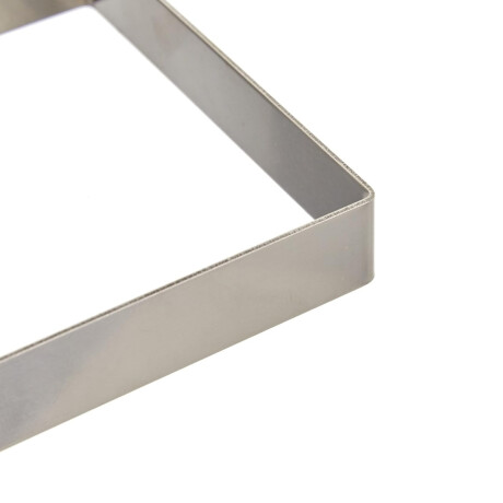 Molde de huevo cuadrado. De acero inoxidable 85 x 85 mm Lacor Molde de huevo cuadrado. De acero inoxidable 85 x 85 mm Lacor