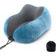Almohada De Viaje Viscoelástica Tapa Ojos Y Tapa Oídos Azul