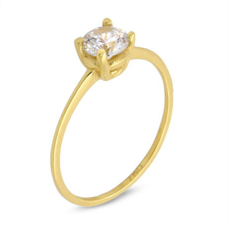 Anillo de oro 9 ktes y circonia, CINTILLO. Anillo de oro 9 ktes y circonia, CINTILLO.