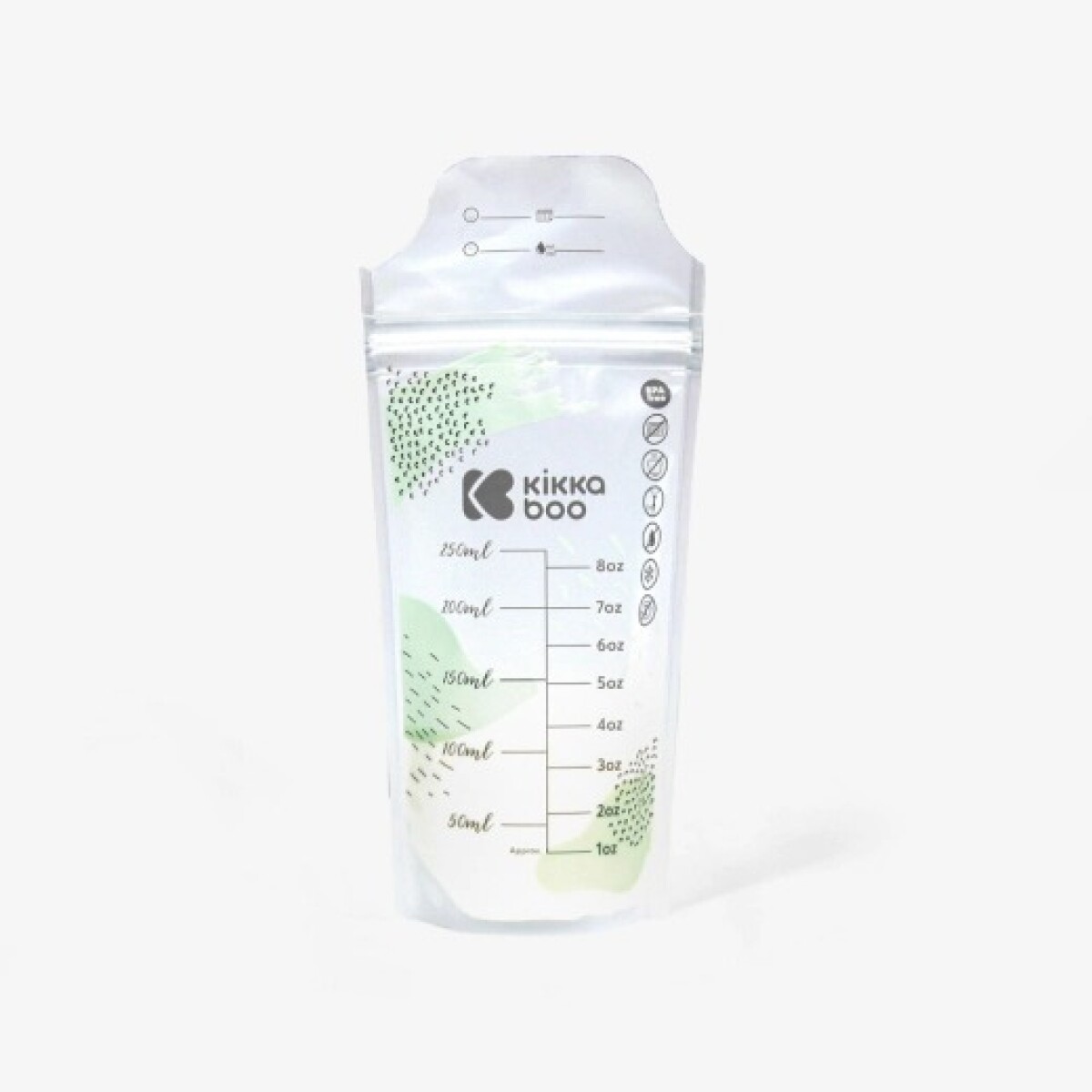 Pack Bolsas leche kikkaboo 200ml (25pz) 