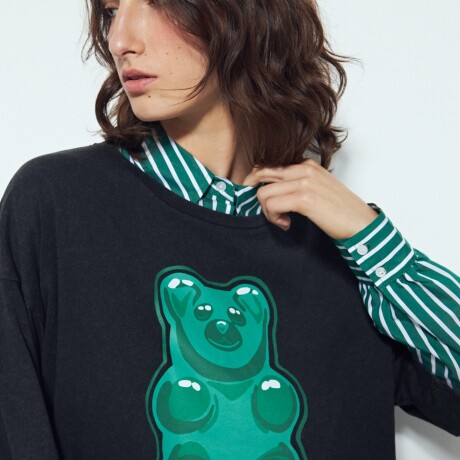 REMERA PEPEROMIA Negro