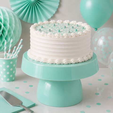 Soporte de Torta 23cm x17cm Verde Agua