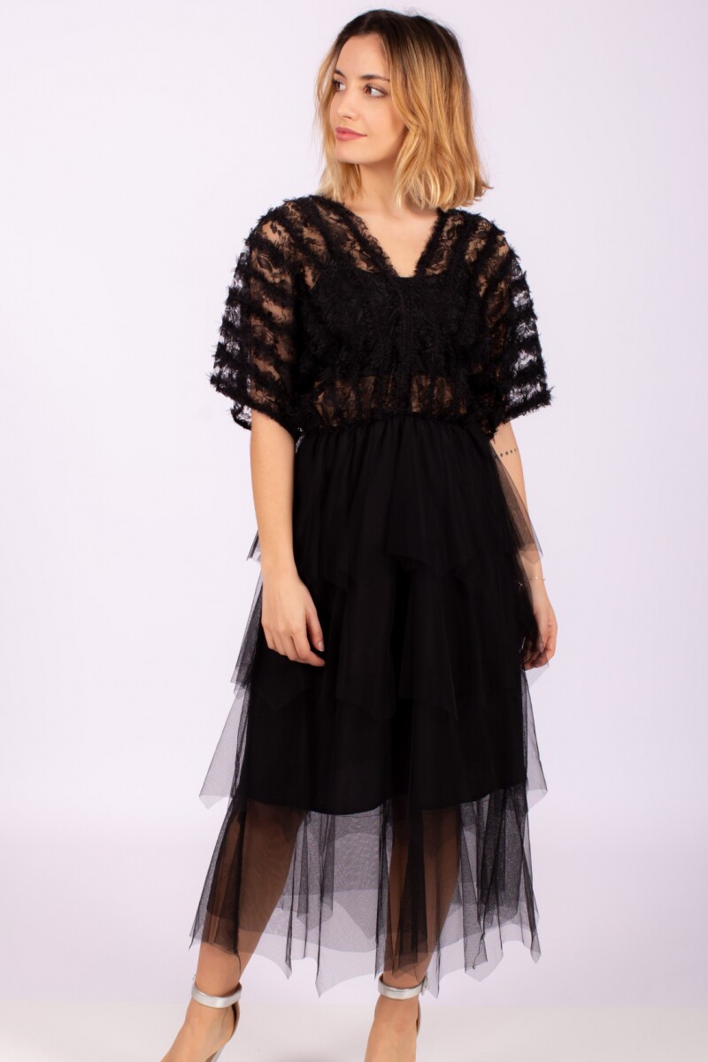 Vestido Romantic Negro