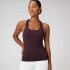 Polo Feather Tech+ Racerback Bividi Mujer Oxblood