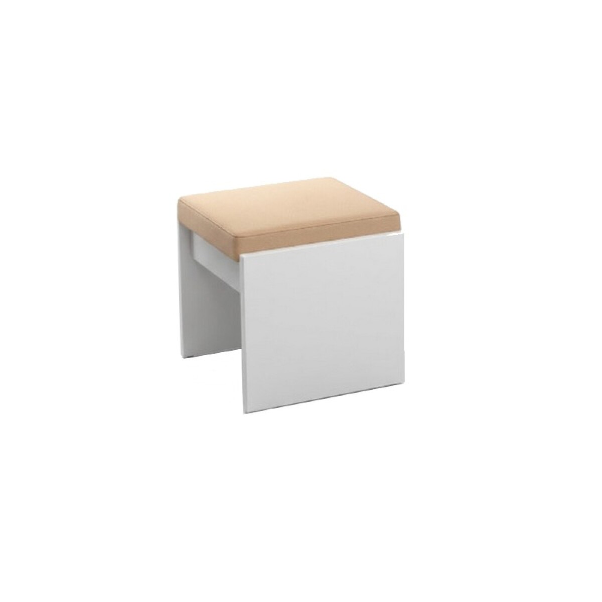 BANCO PARA TOCADOR NATIVA CAMARIM. MIEL/ELOA WHITE 