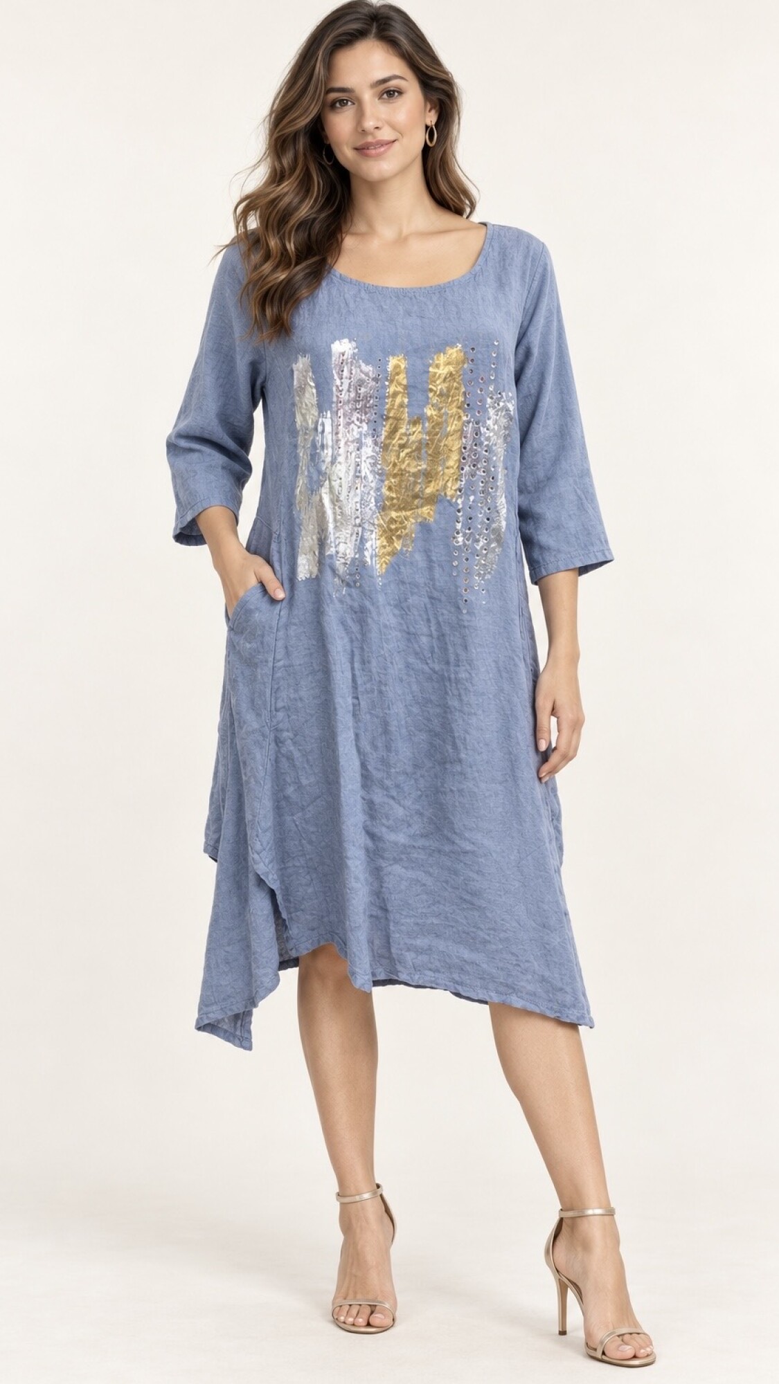 VESTIDO MILA Celeste