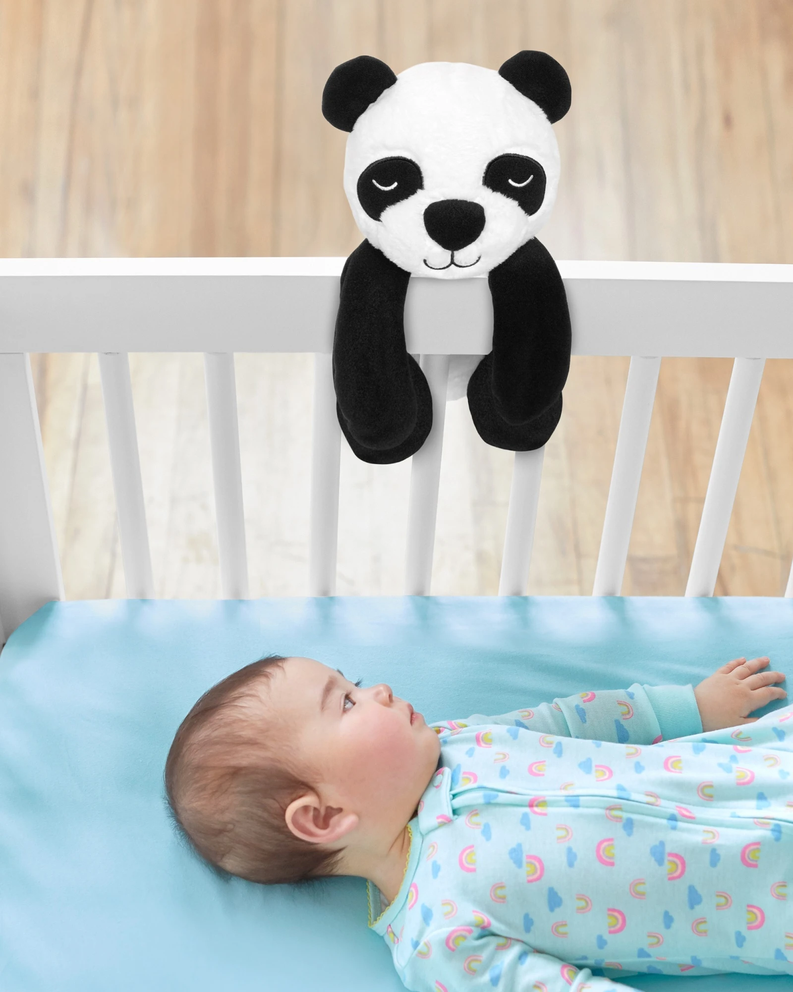 Peluche arrullador con activación por llanto, diseño panda Peluche arrullador con activación por llanto, diseño panda