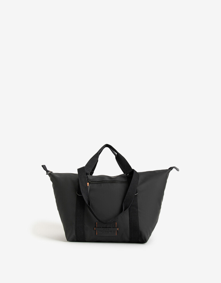 Shopper Engomado Cartera Shopper Rue Du Voyage - Negro
