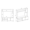 HOME THEATER LUME 1.9 COLOR FREIJO/ OFF WHITE MR Home Theater Lume 1.9 Color Freijo/ Off White Mr