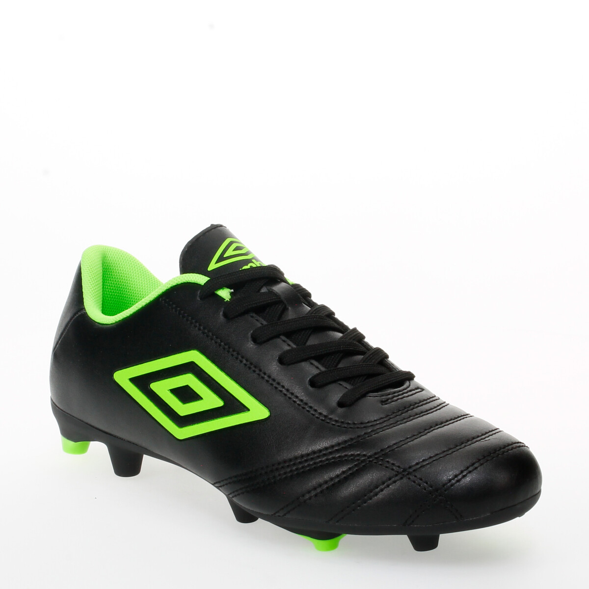 Championes de Fútbol 11 Hombre Umbro Classico II HG - Negro - Verde 