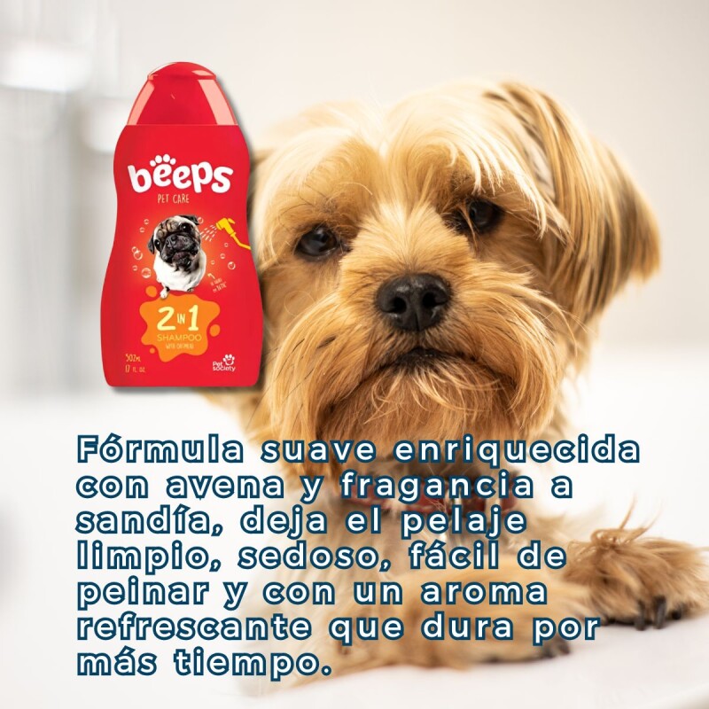 SHAMPOO BEEPS 2 EN 1 AVENA Y SANDIA 502 ML SHAMPOO BEEPS 2 EN 1 AVENA Y SANDIA 502 ML