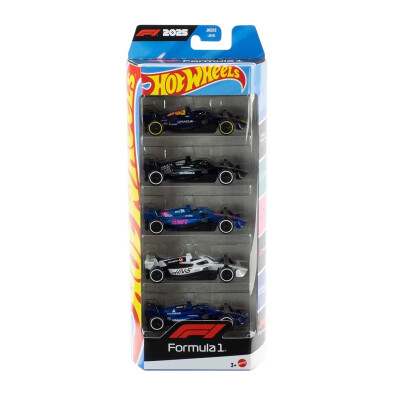 Coches De Carreras Formula 1 Pack De Cinco Hot Wheels Coches De Carreras Formula 1 Pack De Cinco Hot Wheels