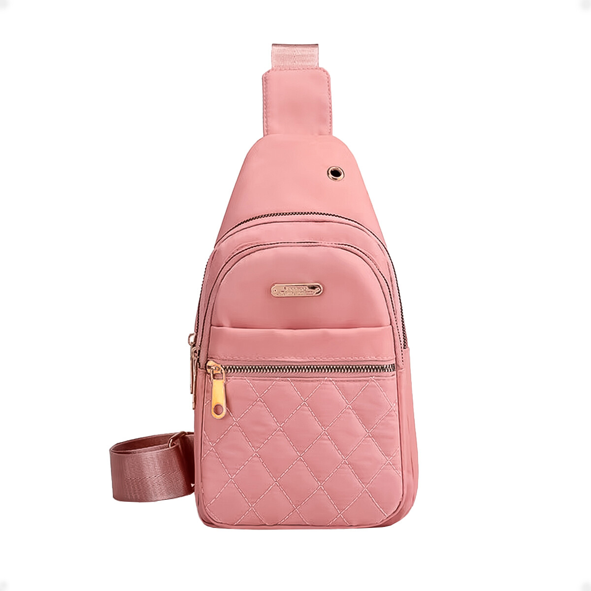 Bandolera Riñonera Cruzada - Rosa 