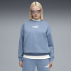 Buzo PUMA ESS NATURE 2.0 Overs.Crew FL Mujer 688078 34 Celeste