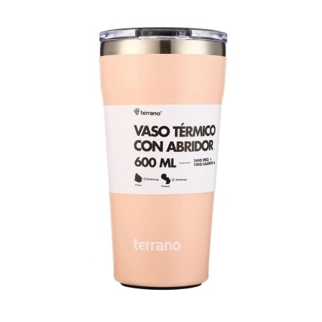 Vaso Térmico Terrano con Tapa 600ML ROSA