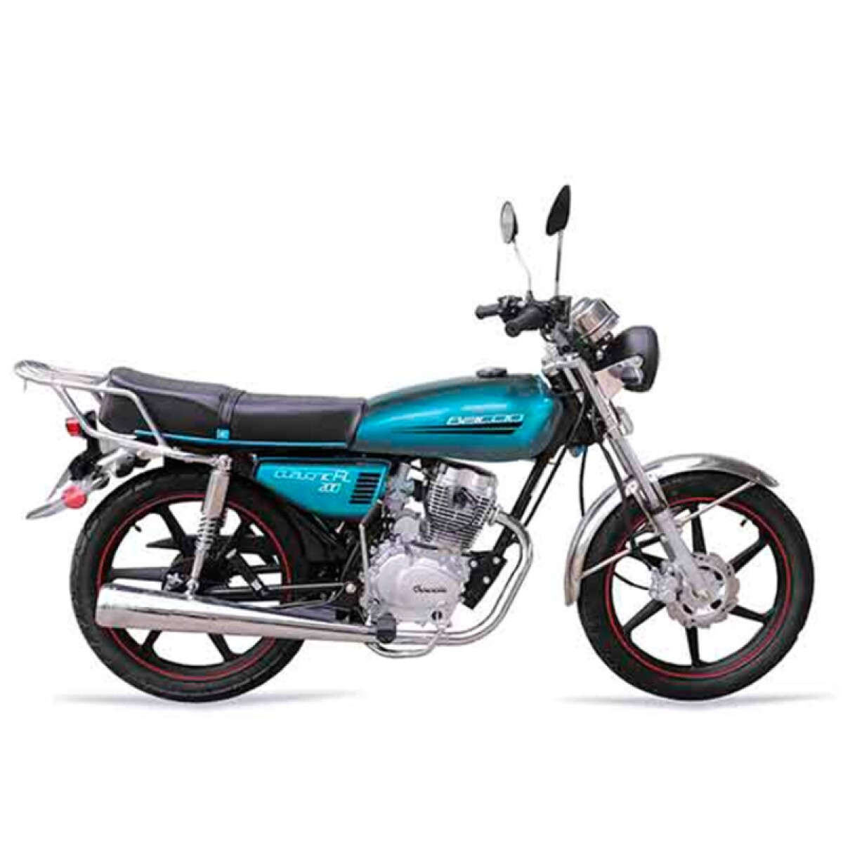 Moto Baccio Calle Classic Fl 200cc - Celeste (ce) 