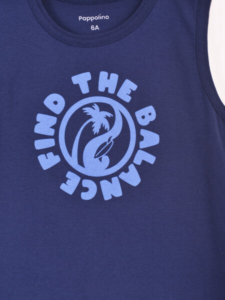 MUSCULOSA NIÑO BALANCE AZUL OSCURO