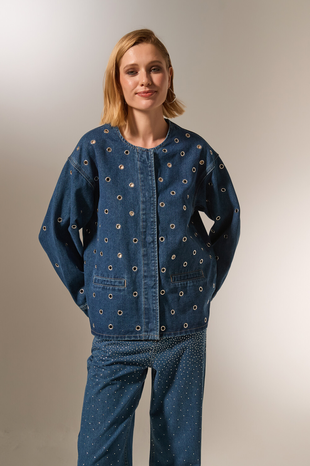 Campera Vani Azul Claro