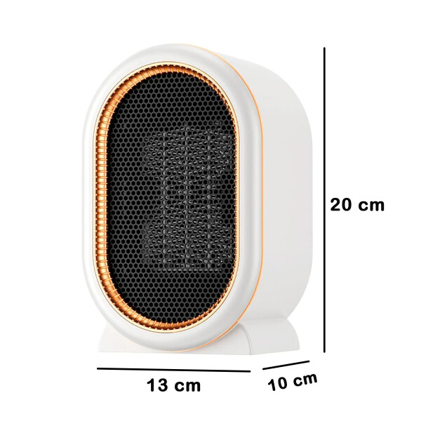 Estufa Caloventilador Calefactor Eléctrico Portatil 1200w Color Blanco