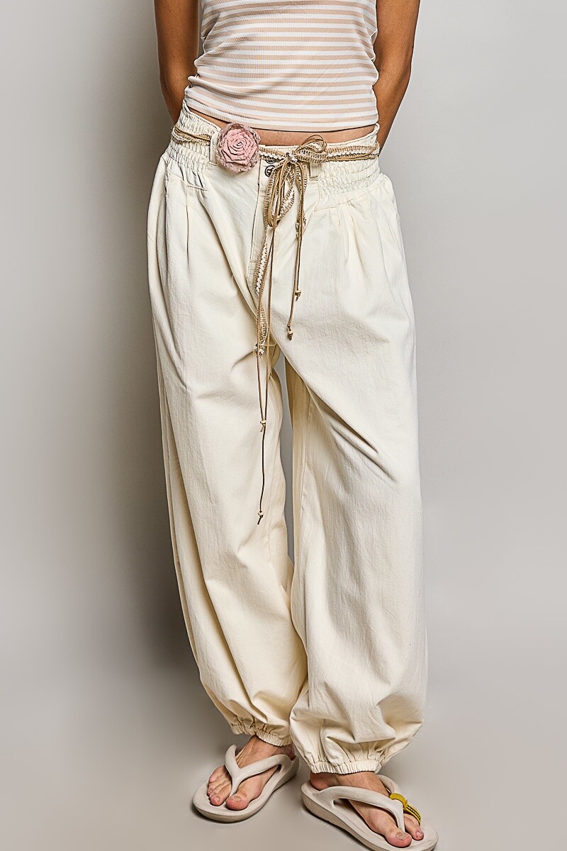 PANTALON ANCHO Natural