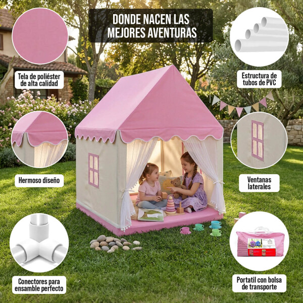 Carpa Casita Para Niños Chicos Casa Ventana Tipi Plegable Imback Color Rosa Carpa Casita Para Niños Chicos Casa Ventana Tipi Plegable Imback Color Rosa