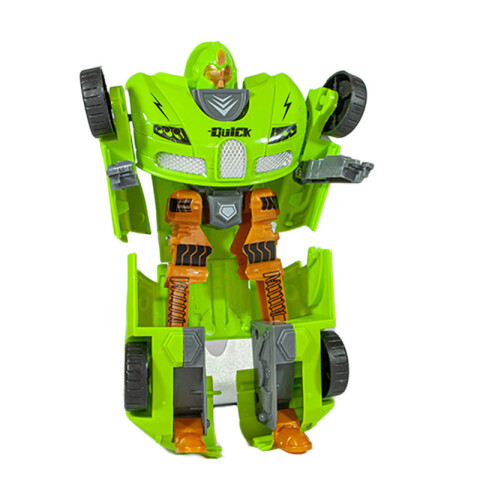 Robot Transformable con accesorio 28x38 cm -2 Colores Unica