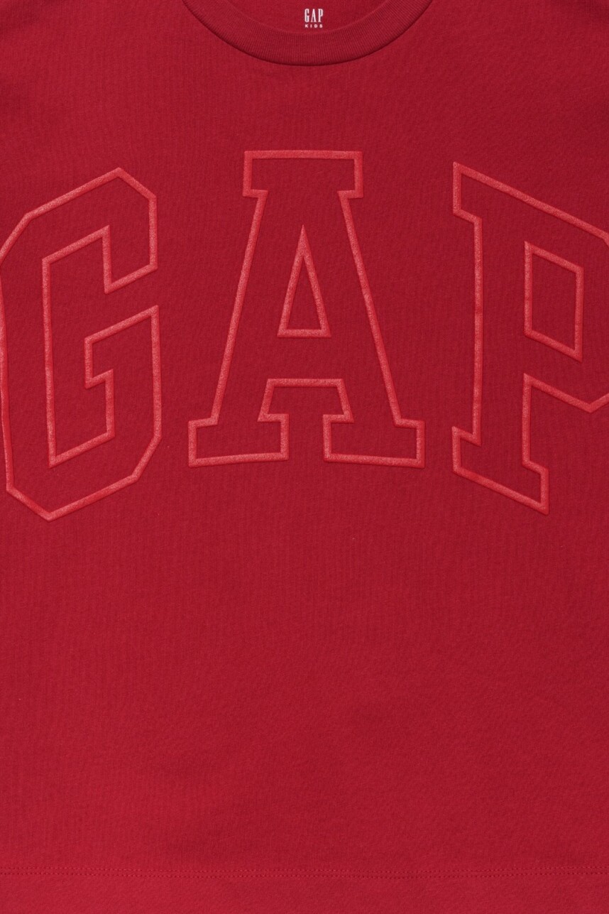 Remera Logo Gap Niño Modern Red
