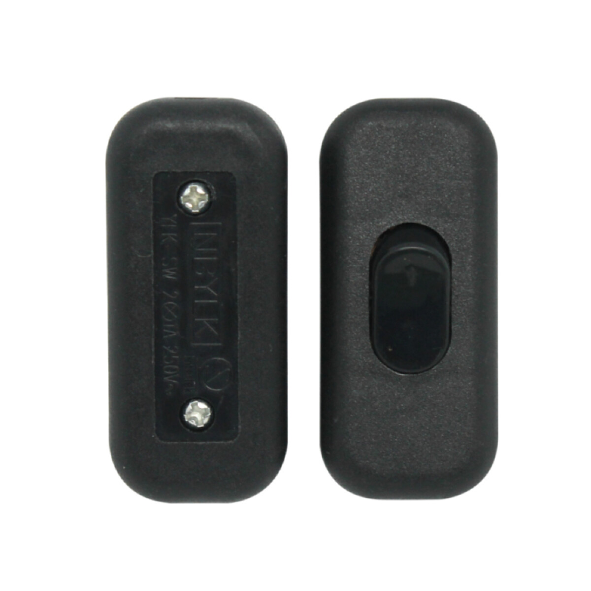 Interruptor de pase, negro - Electraline - M31340N 
