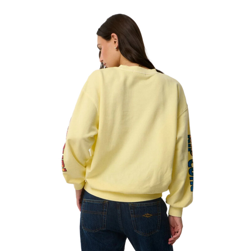 Buzo Rip Curl Sg Heritage Oversized Fleece - Amarillo Buzo Rip Curl Sg Heritage Oversized Fleece - Amarillo