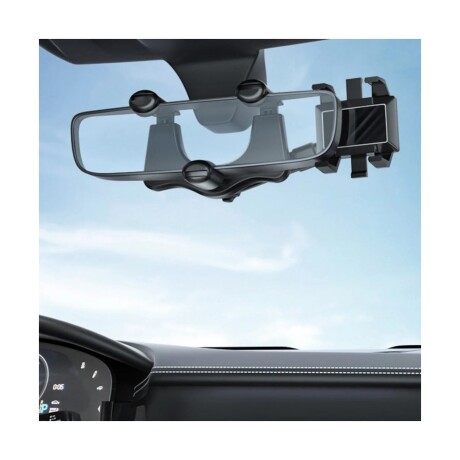 SOPORTE ARTICULADO 180° PARA CELULAR CON AGARRE PARA RETROVISOR 14.5*7.2*7.5CM 001