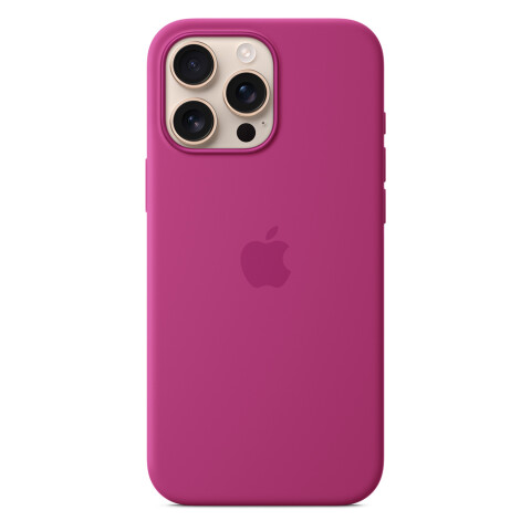 Funda De Silicona Con Magsafe Para El Iphone 16 Pro Max ROSA