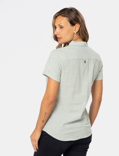 CAMISA DE LINO Verde