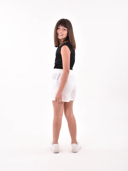 SHORT FEDERICA BLANCO