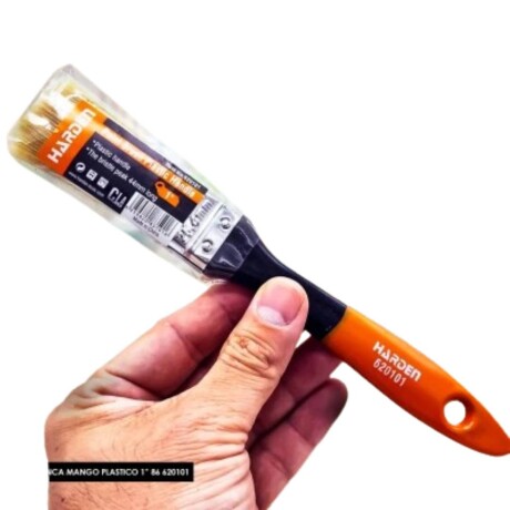 PINCEL CERDA BLANCA MANGO PLASTICO 1 HARDEN ++ N/a