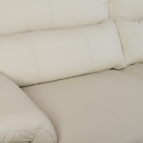 SOFA 3 CUERPOS CUERO-100-NATURAL NATURAL-BEIGE MÓNACO CRUDO