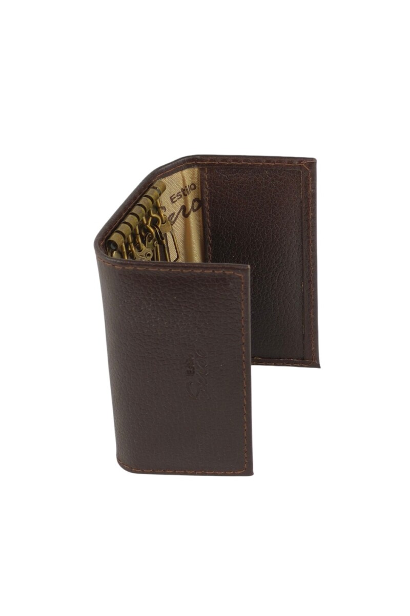 Porta llaves clasico Marrón
