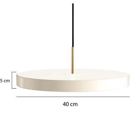 ACMF400 Luminaria LED Colgante Florence Mediana Blanca 36W