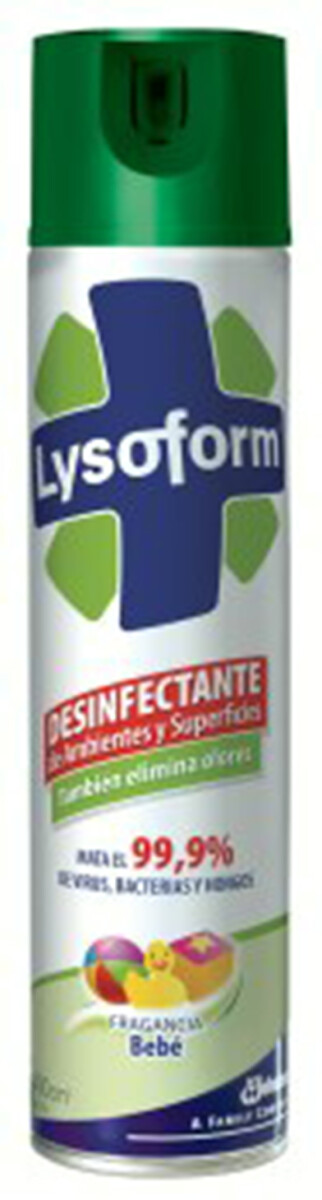 DESINFECTANTE LYSOFORM AEROSOL CARICIAS DE BEBE 360 CC 