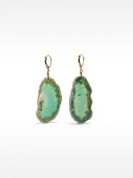 Aros De Piedras multicolor
