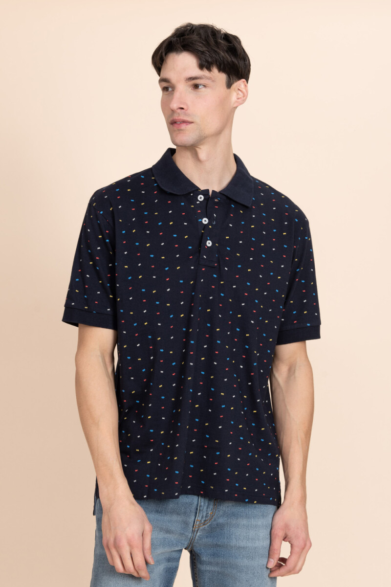 Camiseta polo Azul
