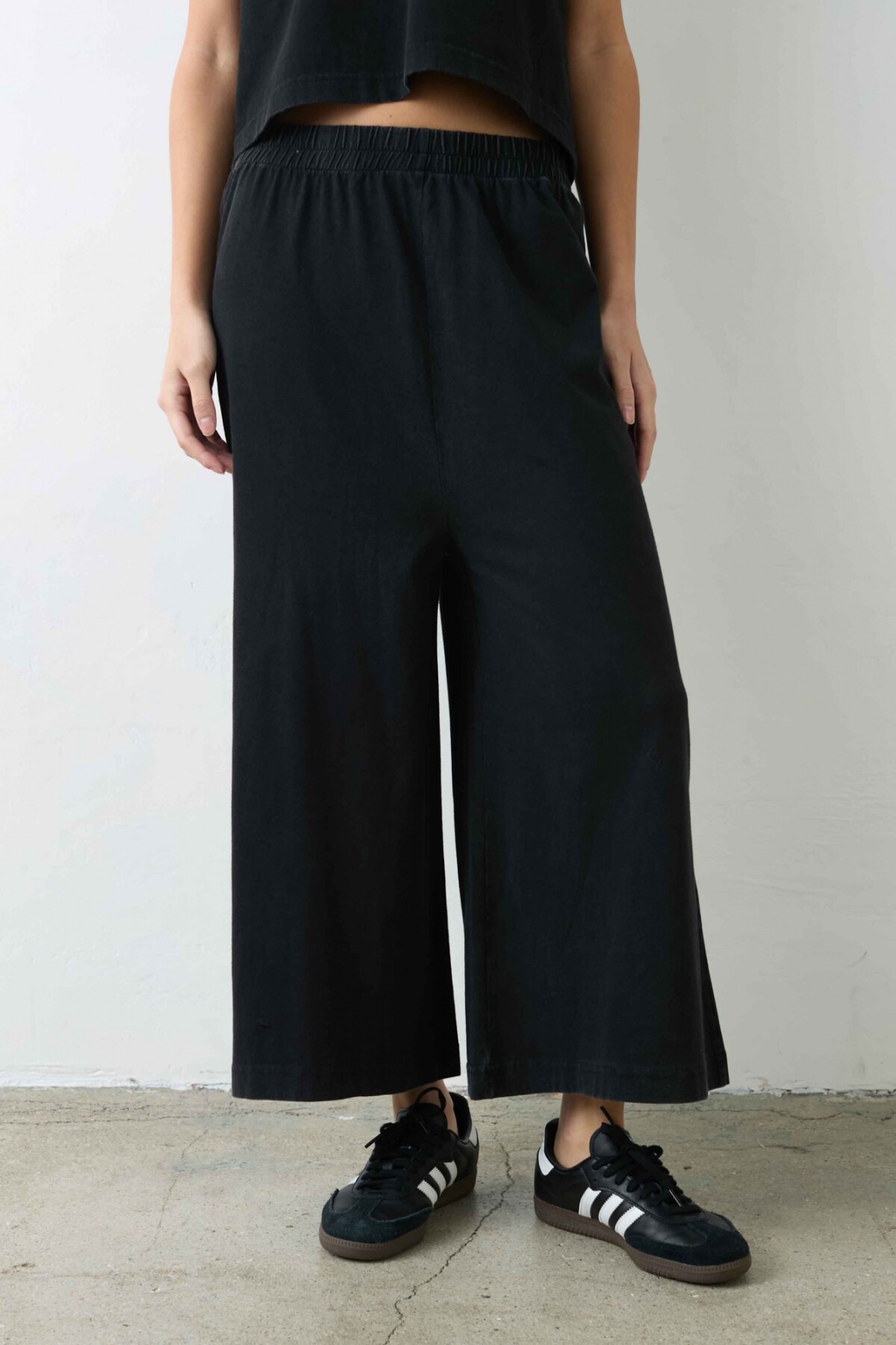 Pantalón Jane Negro Gastado